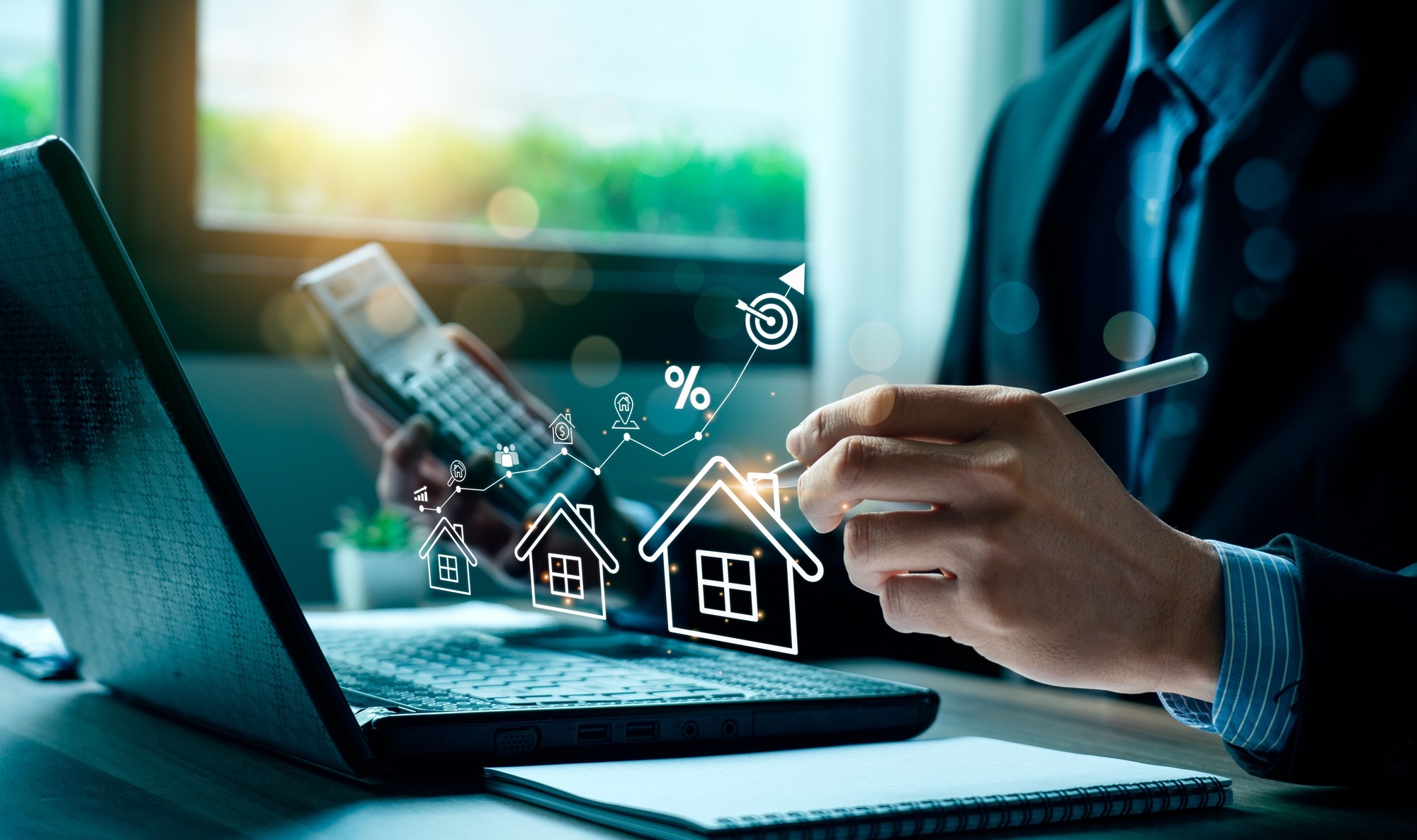 Real estate investment, Buy, own, and sell properties for profit.